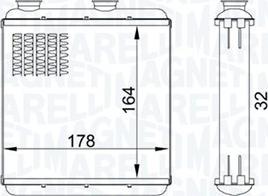 Magneti Marelli 350218434000 - Siltummainis, Salona apsilde ps1.lv