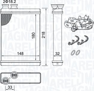 Magneti Marelli 350218515000 - Siltummainis, Salona apsilde ps1.lv