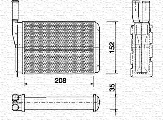 Magneti Marelli 350218154000 - Siltummainis, Salona apsilde ps1.lv