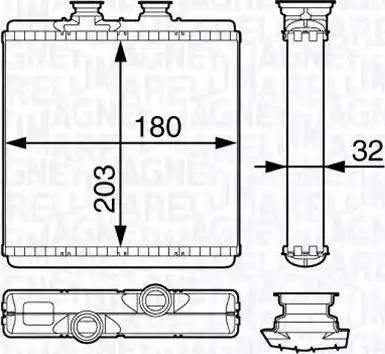 Magneti Marelli 350218349000 - Siltummainis, Salona apsilde ps1.lv