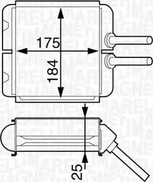 Magneti Marelli 350218312000 - Siltummainis, Salona apsilde ps1.lv