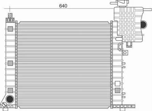 Magneti Marelli 350213948000 - Radiators, Motora dzesēšanas sistēma ps1.lv