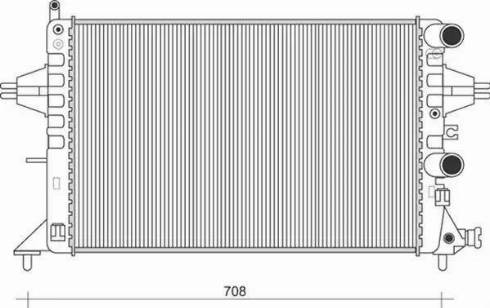 Magneti Marelli 350213963000 - Radiators, Motora dzesēšanas sistēma ps1.lv