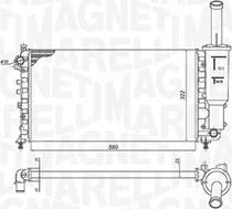 Magneti Marelli 350213902000 - Radiators, Motora dzesēšanas sistēma ps1.lv