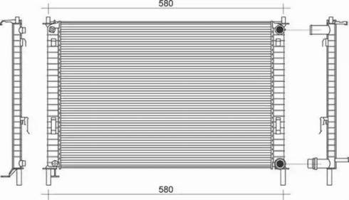 Magneti Marelli 350213919000 - Radiators, Motora dzesēšanas sistēma ps1.lv