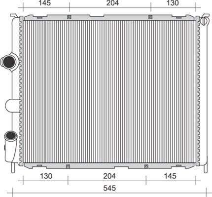 Magneti Marelli 350213989000 - Radiators, Motora dzesēšanas sistēma ps1.lv