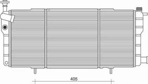 Magneti Marelli 350213984000 - Radiators, Motora dzesēšanas sistēma ps1.lv