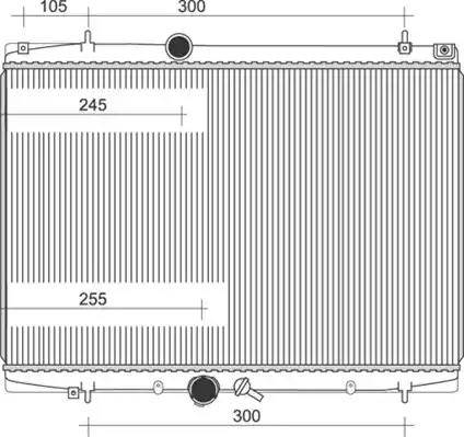 Magneti Marelli 350213985000 - Radiators, Motora dzesēšanas sistēma ps1.lv