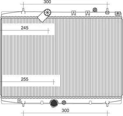 Magneti Marelli 350213986000 - Radiators, Motora dzesēšanas sistēma ps1.lv