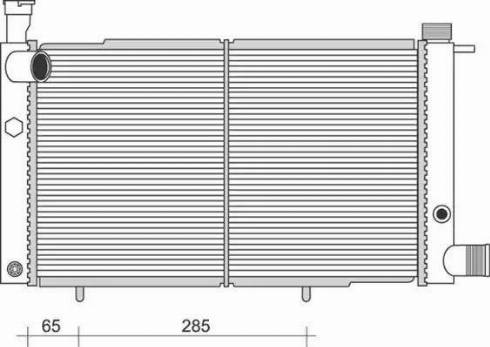 Magneti Marelli 350213982000 - Radiators, Motora dzesēšanas sistēma ps1.lv