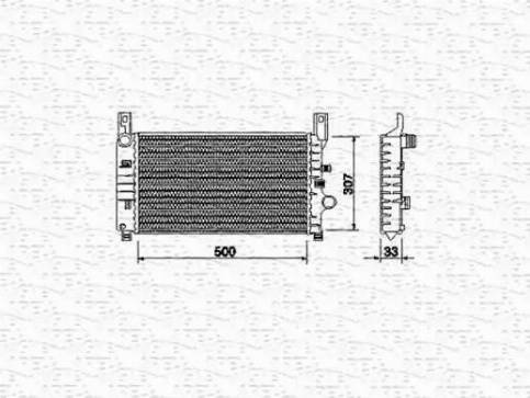 Magneti Marelli 350213492000 - Radiators, Motora dzesēšanas sistēma ps1.lv