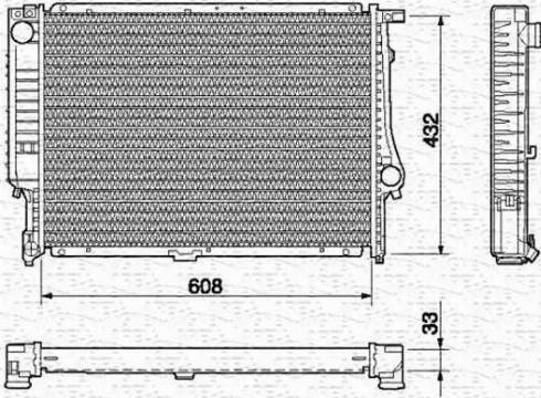 Magneti Marelli 350213421000 - Radiators, Motora dzesēšanas sistēma ps1.lv