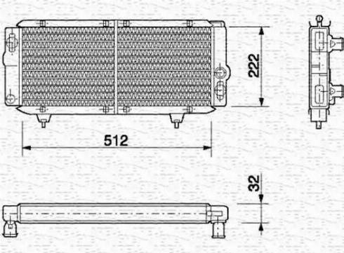 Magneti Marelli 350213594000 - Radiators, Motora dzesēšanas sistēma ps1.lv