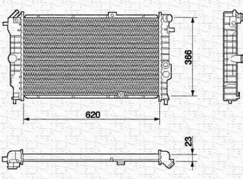 Magneti Marelli 350213590000 - Radiators, Motora dzesēšanas sistēma ps1.lv