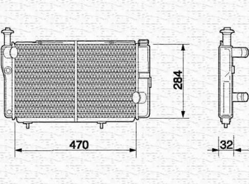 Magneti Marelli 350213597000 - Radiators, Motora dzesēšanas sistēma ps1.lv