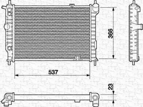 Magneti Marelli 350213586000 - Radiators, Motora dzesēšanas sistēma ps1.lv