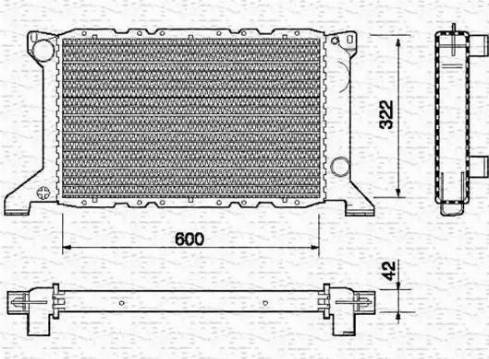 Magneti Marelli 350213686000 - Radiators, Motora dzesēšanas sistēma ps1.lv