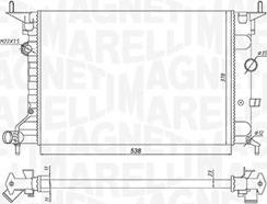 Magneti Marelli 350213194800 - Radiators, Motora dzesēšanas sistēma ps1.lv