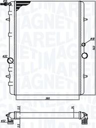 Magneti Marelli 350213191900 - Radiators, Motora dzesēšanas sistēma ps1.lv