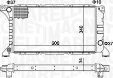 Magneti Marelli 350213193500 - Radiators, Motora dzesēšanas sistēma ps1.lv