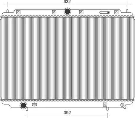 Magneti Marelli 350213105500 - Radiators, Motora dzesēšanas sistēma ps1.lv