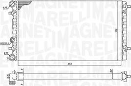 Magneti Marelli 350213105100 - Radiators, Motora dzesēšanas sistēma ps1.lv