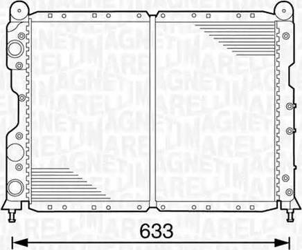 Magneti Marelli 350213100100 - Radiators, Motora dzesēšanas sistēma ps1.lv