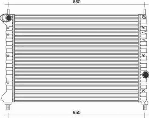 Magneti Marelli 350213108600 - Radiators, Motora dzesēšanas sistēma ps1.lv