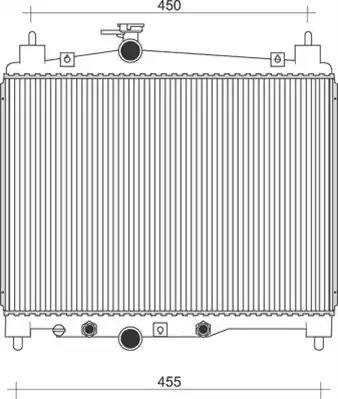 Magneti Marelli 350213103900 - Radiators, Motora dzesēšanas sistēma ps1.lv