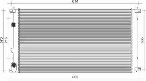 Magneti Marelli 350213103009 - Radiators, Motora dzesēšanas sistēma ps1.lv