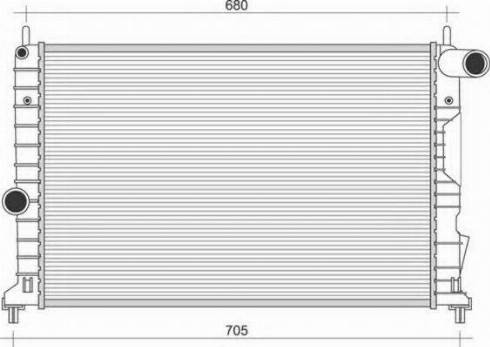 Magneti Marelli 350213115009 - Radiators, Motora dzesēšanas sistēma ps1.lv