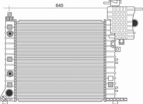 Magneti Marelli 350213110900 - Radiators, Motora dzesēšanas sistēma ps1.lv