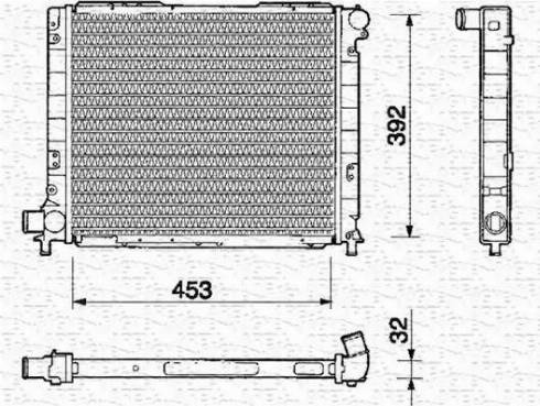 Magneti Marelli 350213111000 - Radiators, Motora dzesēšanas sistēma ps1.lv