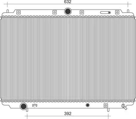 Magneti Marelli 350213111200 - Radiators, Motora dzesēšanas sistēma ps1.lv