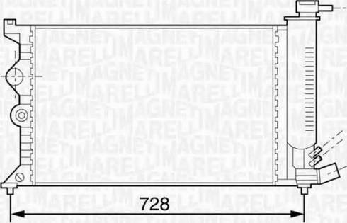 Magneti Marelli 350213118600 - Radiators, Motora dzesēšanas sistēma ps1.lv