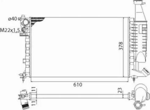 Magneti Marelli 350213118003 - Radiators, Motora dzesēšanas sistēma ps1.lv