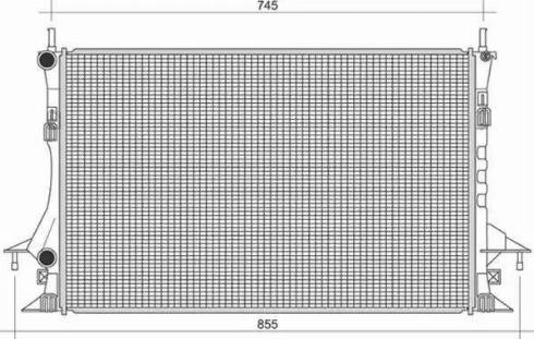 Magneti Marelli 350213113500 - Radiators, Motora dzesēšanas sistēma ps1.lv