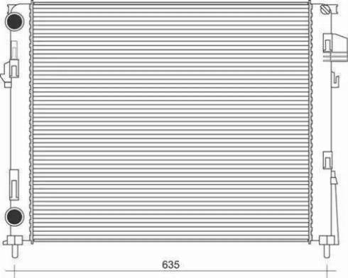 Magneti Marelli 350213113900 - Radiators, Motora dzesēšanas sistēma ps1.lv