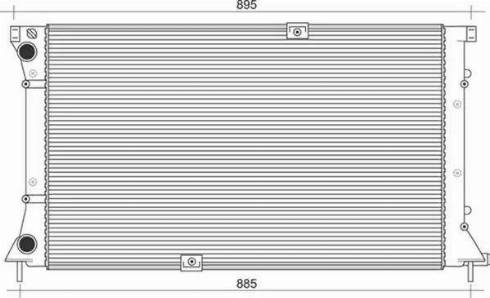 Magneti Marelli 350213113700 - Radiators, Motora dzesēšanas sistēma ps1.lv