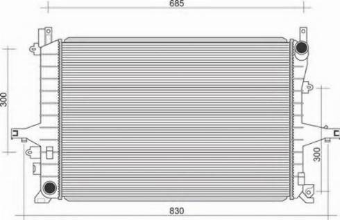 Magneti Marelli 350213117100 - Radiators, Motora dzesēšanas sistēma ps1.lv