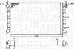 Magneti Marelli 350213189600 - Radiators, Motora dzesēšanas sistēma ps1.lv