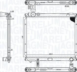 Magneti Marelli 350213185900 - Radiators, Motora dzesēšanas sistēma ps1.lv