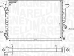 Magneti Marelli 350213185400 - Radiators, Motora dzesēšanas sistēma ps1.lv