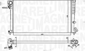 Magneti Marelli 350213186500 - Radiators, Motora dzesēšanas sistēma ps1.lv