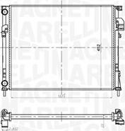 Magneti Marelli 350213181600 - Radiators, Motora dzesēšanas sistēma ps1.lv