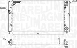 Magneti Marelli 350213187600 - Radiators, Motora dzesēšanas sistēma ps1.lv