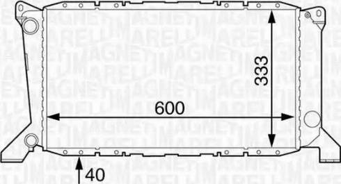 Magneti Marelli 350213122200 - Radiators, Motora dzesēšanas sistēma ps1.lv