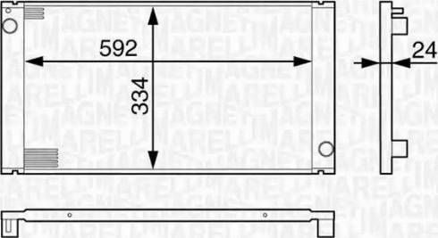 Magneti Marelli 350213127800 - Radiators, Motora dzesēšanas sistēma ps1.lv