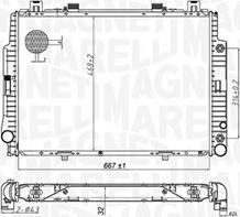 Magneti Marelli 350213174700 - Radiators, Motora dzesēšanas sistēma ps1.lv