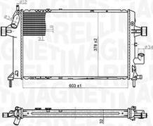 Magneti Marelli 350213176700 - Radiators, Motora dzesēšanas sistēma ps1.lv